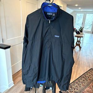 Patagonia Full Zip Black Windbreaker - X-Large (EUC)